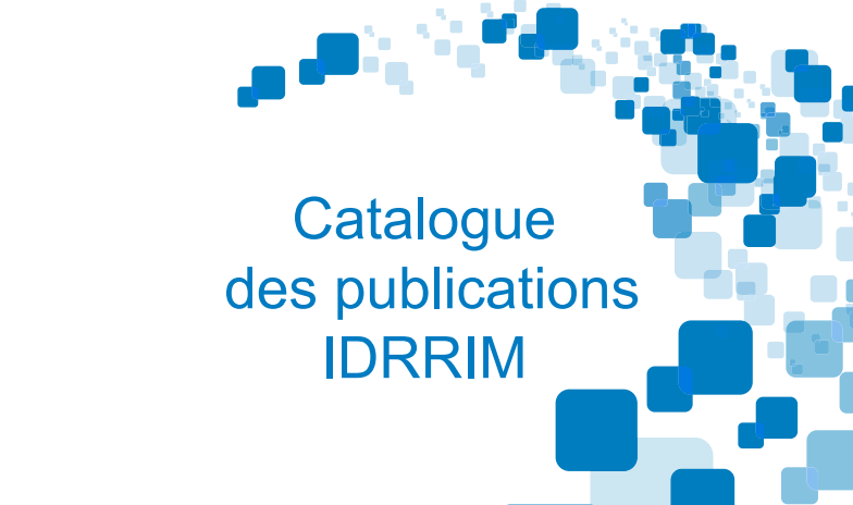 Catalogue des publications de l'IDRRIM